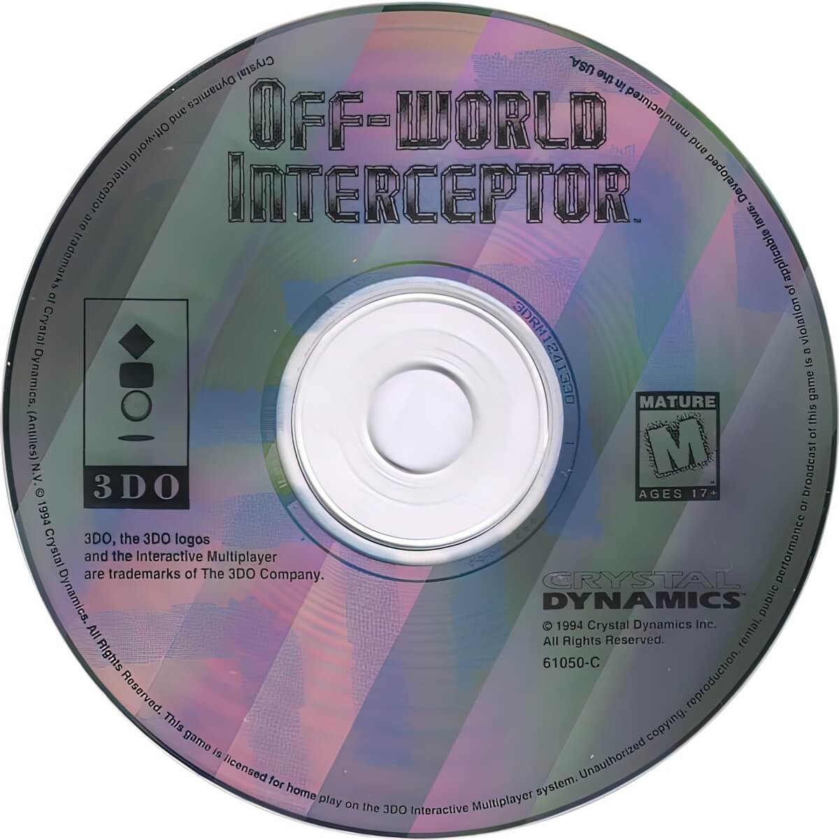 Лицензионный диск Off-World Interceptor для 3DO